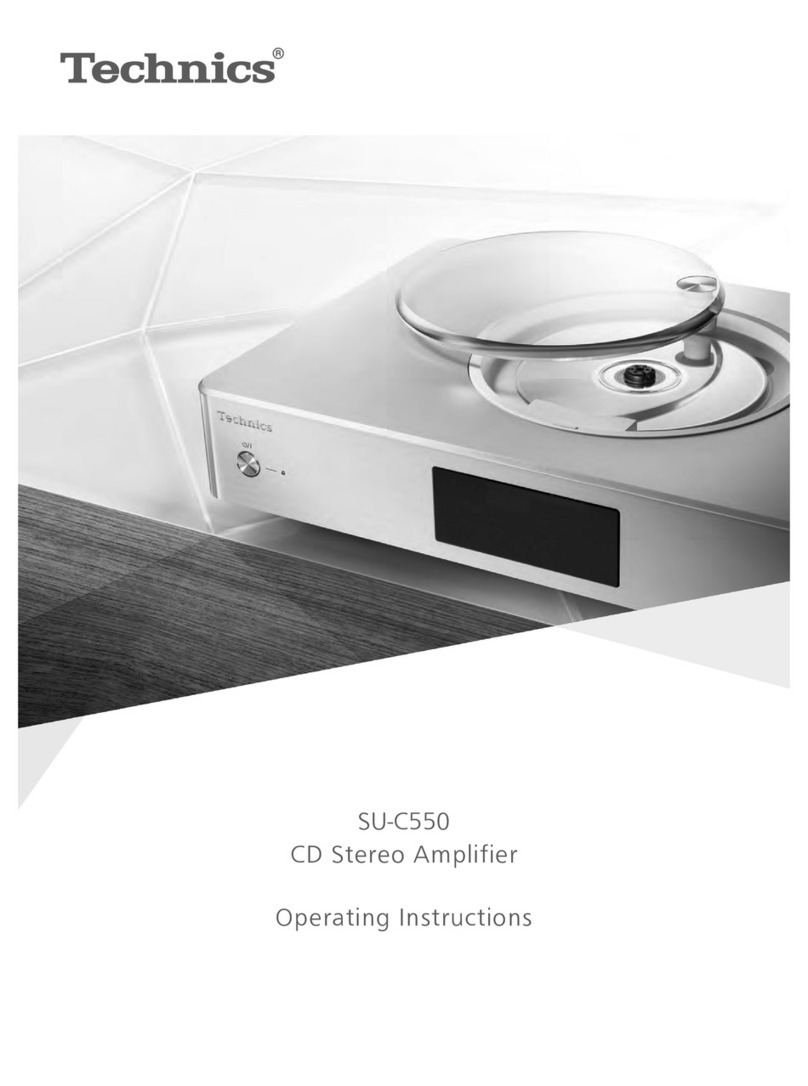 Technics SU-C550 User manual