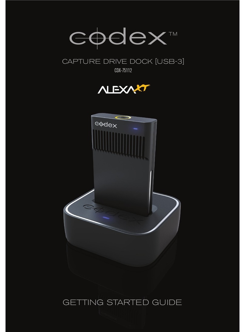 Codex CDX-75112 Getting started guide