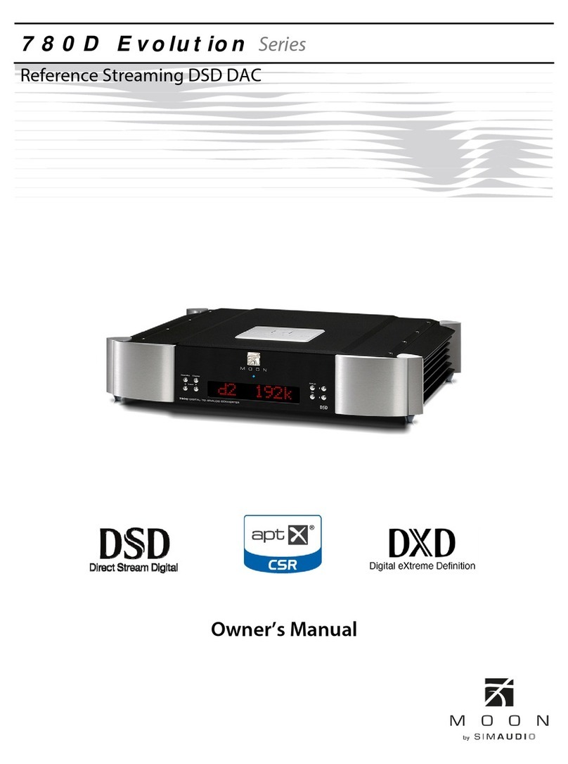 moon 780D evolution series owner's manual