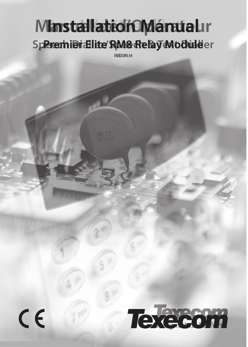 Texecom INS225-3 User manual