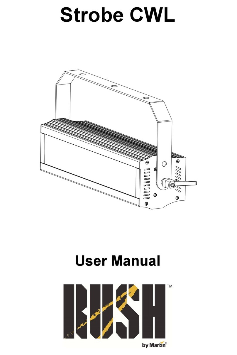 Rush strobe cwl user manual