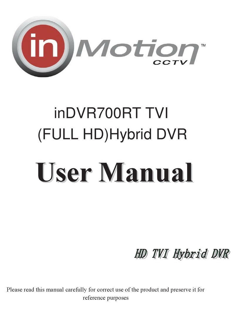 InMotion inDVR700RT TVI user manual