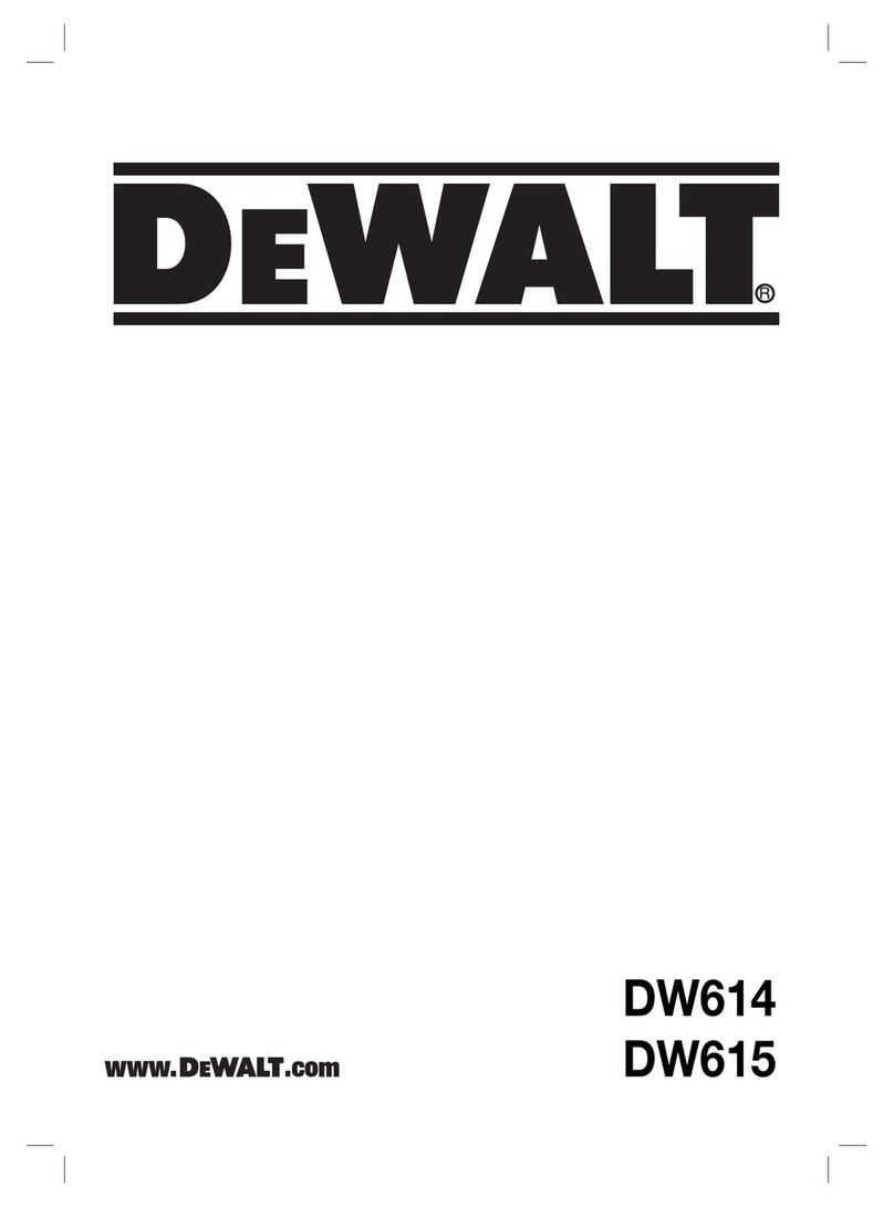 DeWalt DW614 User manual