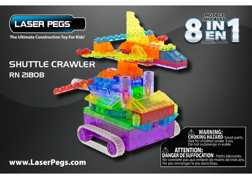 LaserPegs SHUTTLE CRAWLER RN 2180B User manual LaserPegs SHUTTLE CRAWLER RN 2180B User manual