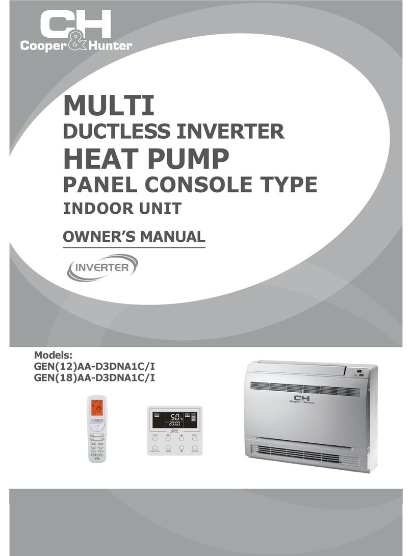 Cooper & Hunter GEN12AA-D3DNA1C/I User manual