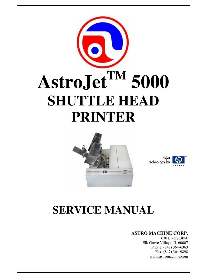 ASTRO astrojet 5000 User manual