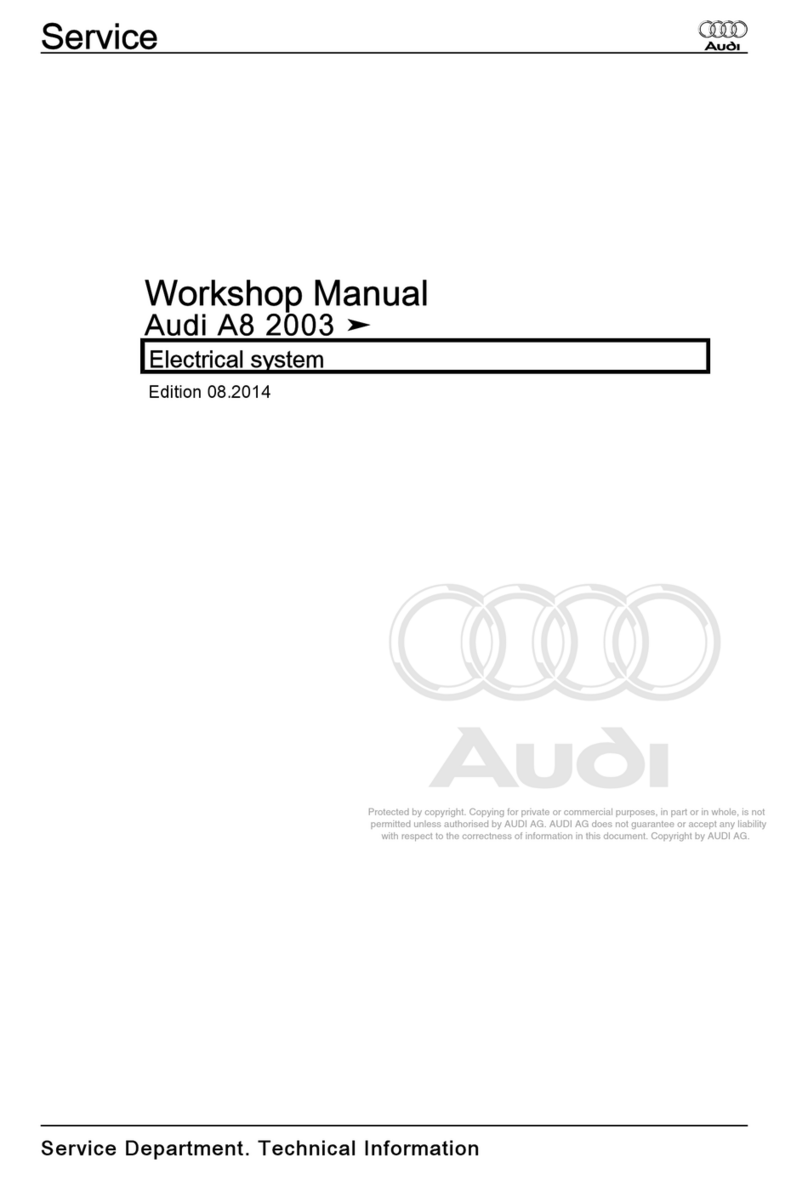 Audi 2003 A8 Instruction manual