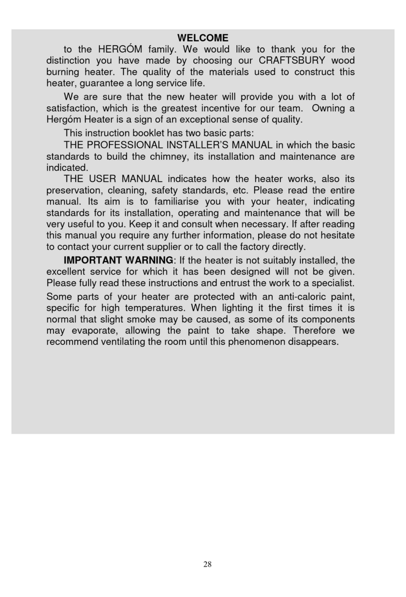 hergom CRAFTSBURY Installer manual