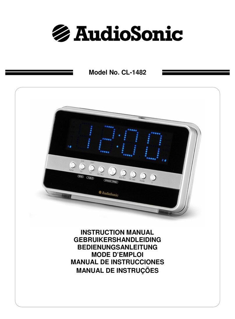 AudioSonic CL-1482 instruction manual