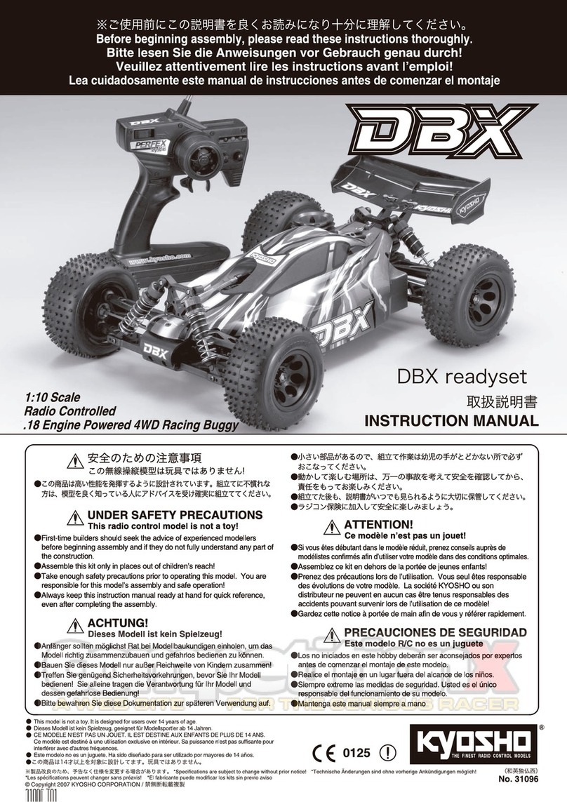 Kyosho DBX User manual