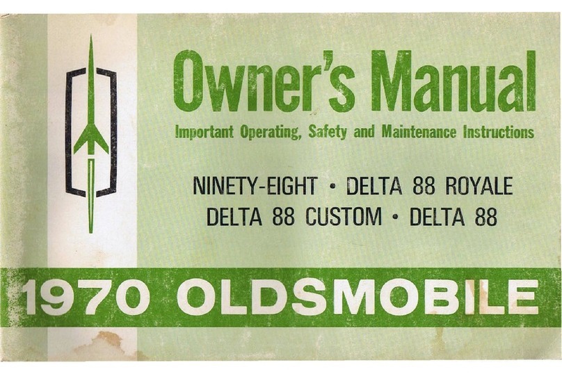 Oldsmobile 1970 Ninety-Eight User manual