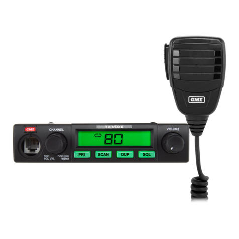 GME TX3500S User manual
