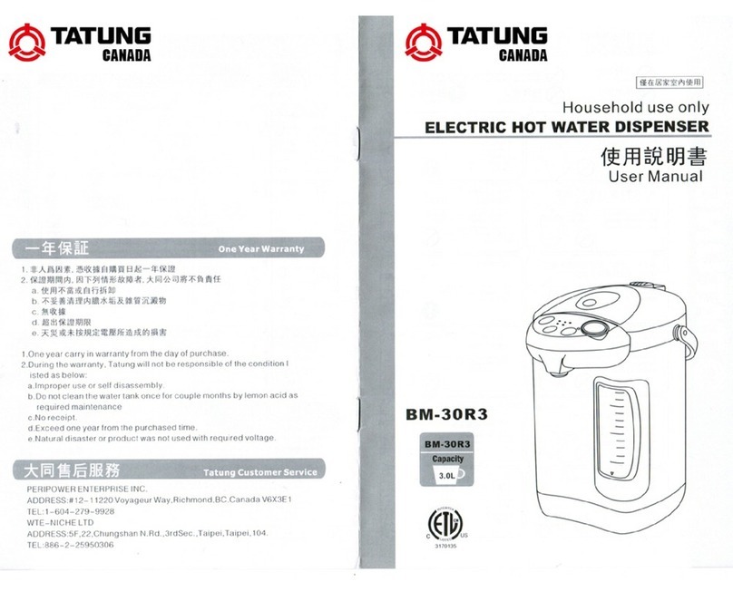 Tatung BM-30R3 User manual