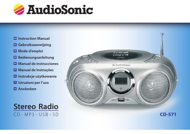 AudioSonic CD-571 instruction manual