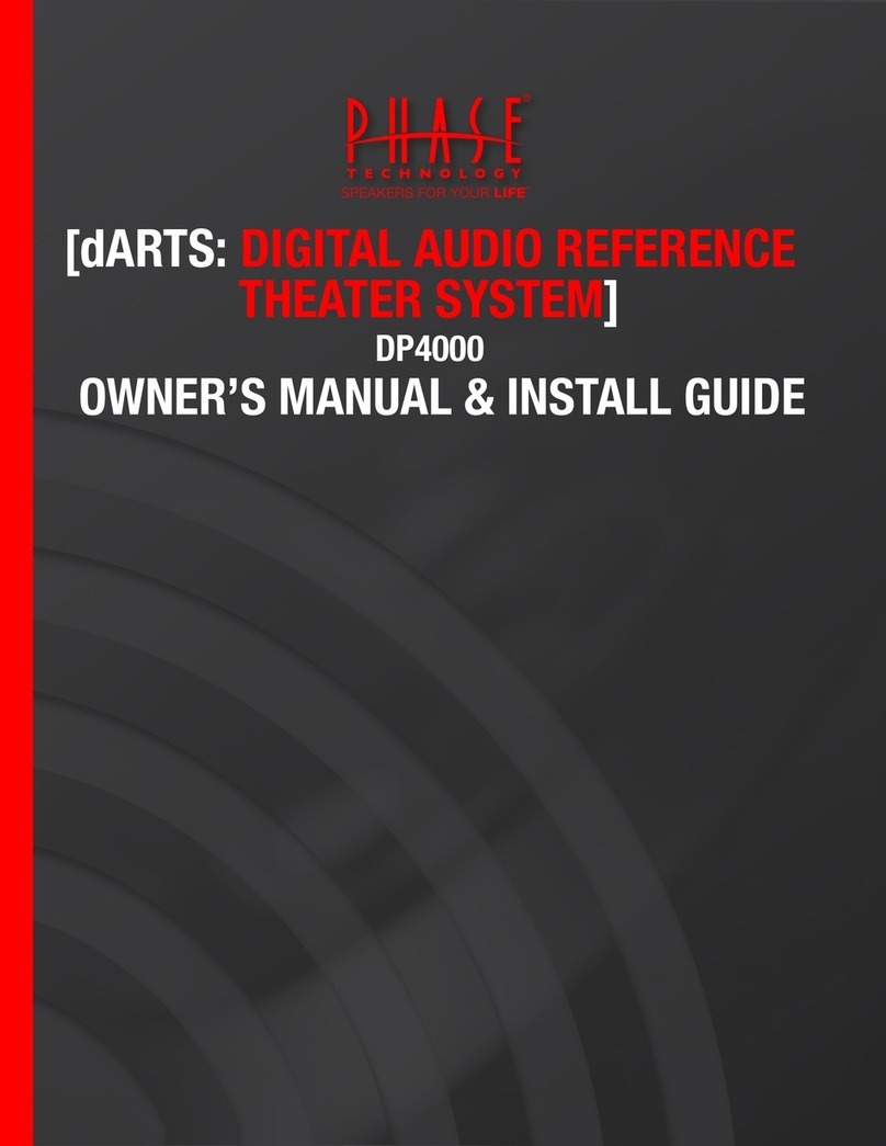 Phase DP4000 User manual