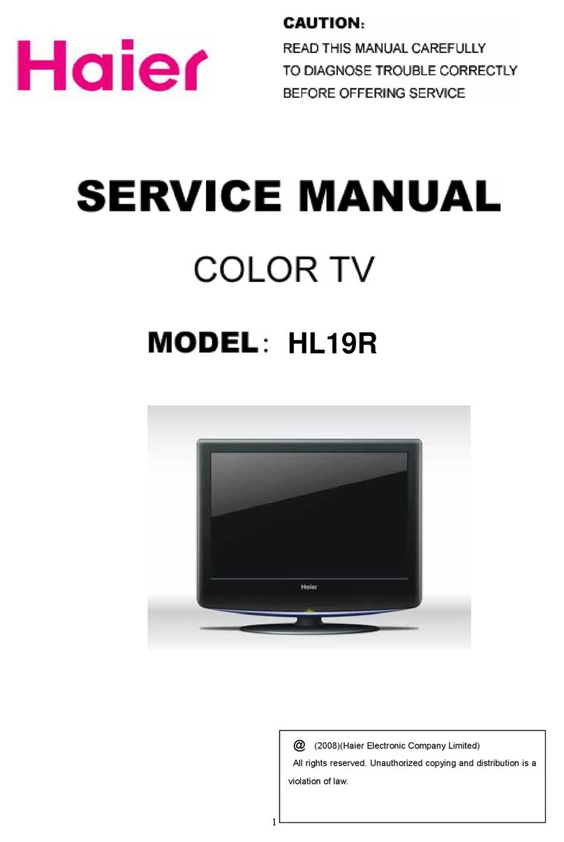 Haier HL19R - 19" LCD TV Service manual