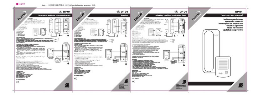 Home DP 01 instruction manual