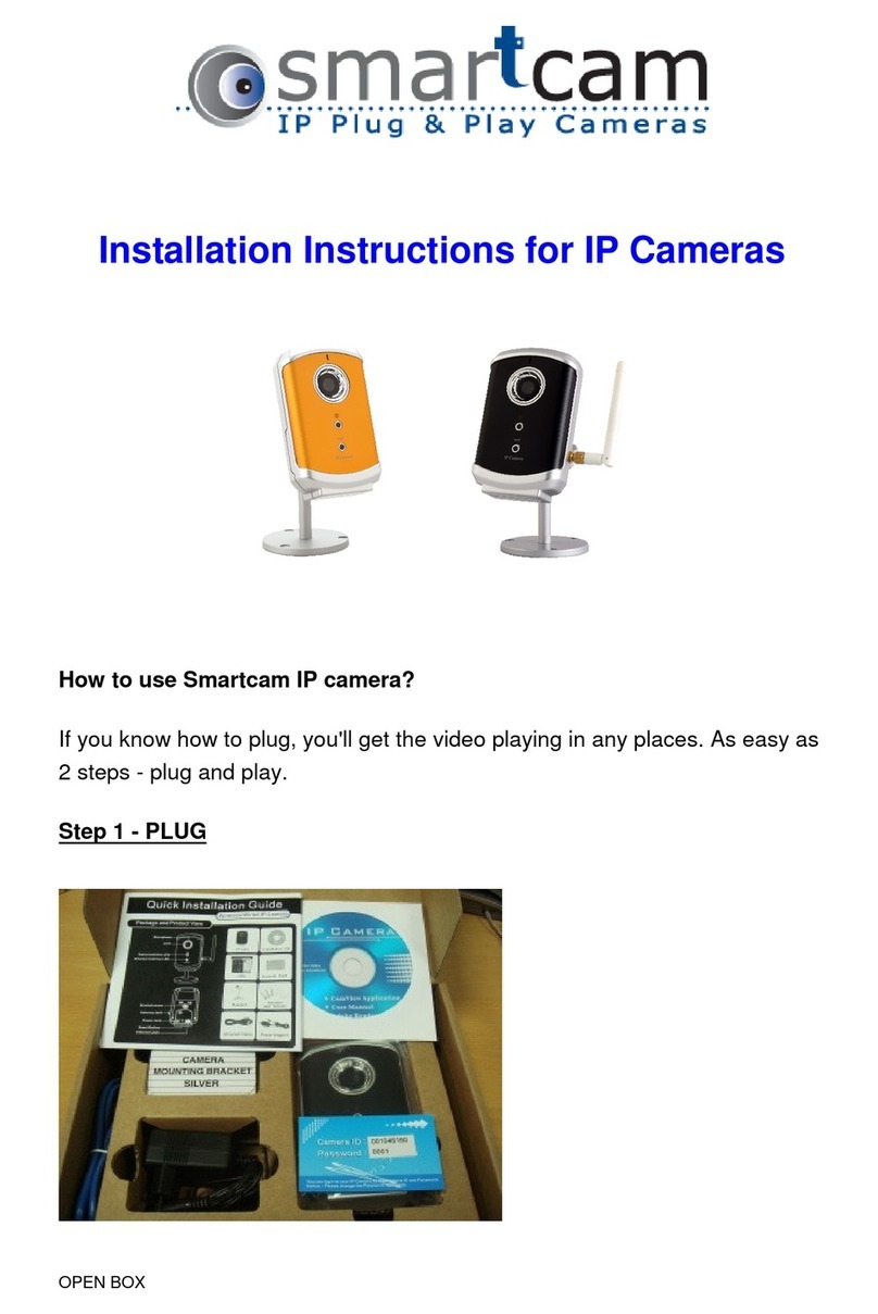 Smart Cam IP cam installation instructions