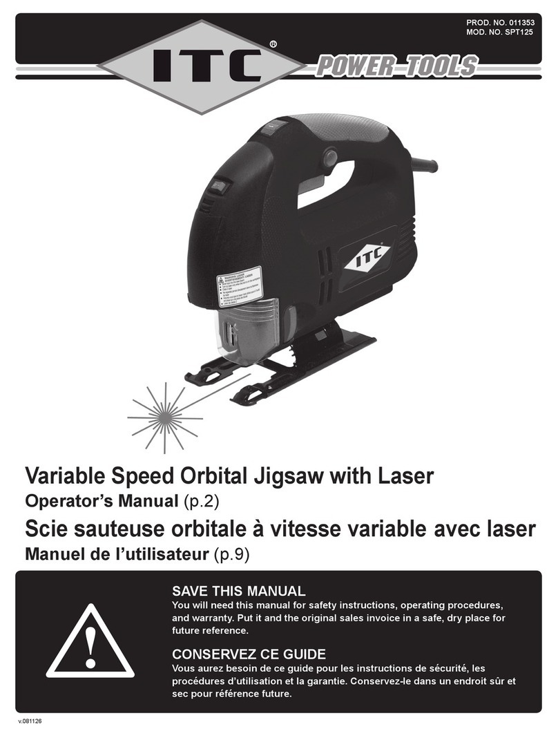 ITC SPT125 Operator's manual