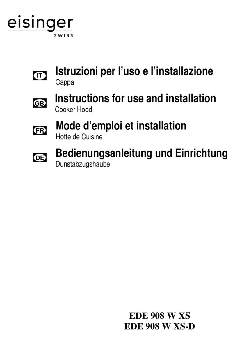 eisinger EDE 908 W XS Instructions for use and installation