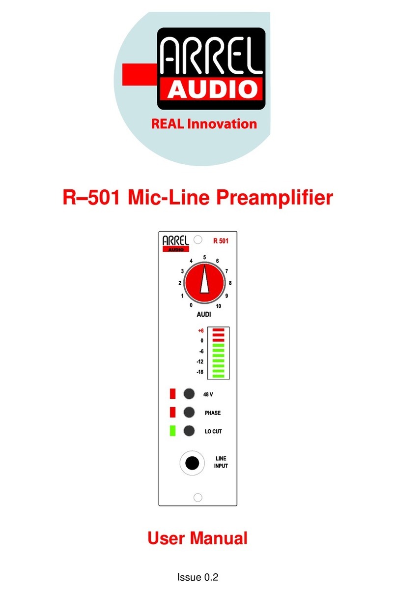 Arrel Audio R-501 Elite User manual
