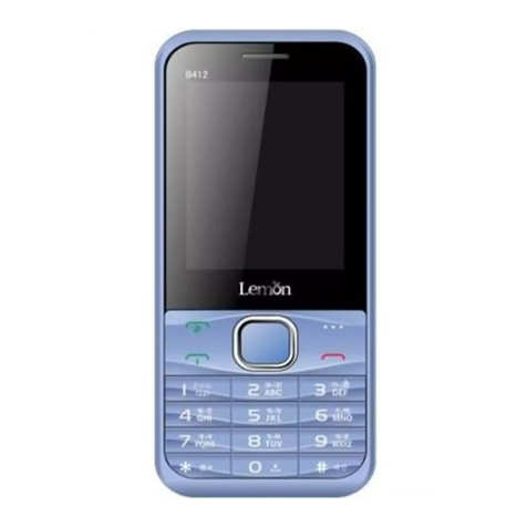 Lemon B412 User manual