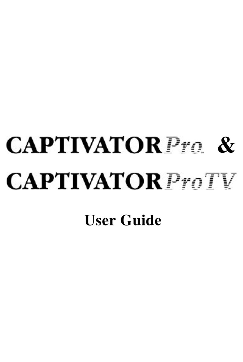 VideoLogic CaptivatorPro user guide