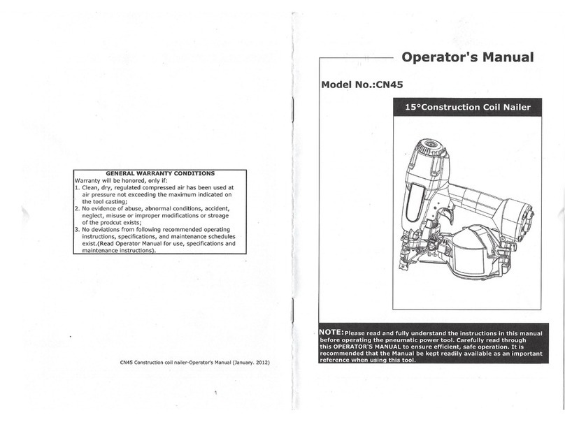 Nailfast CN45 Operator's manual