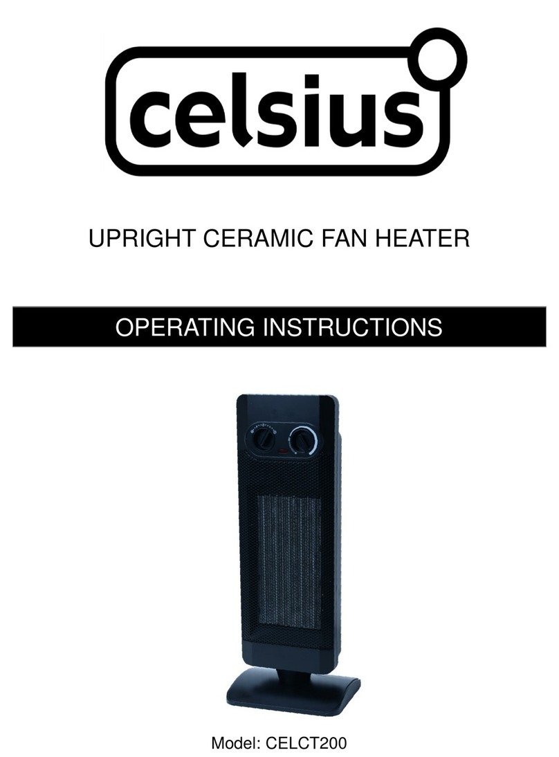 Celsius CELCT200 operating instructions