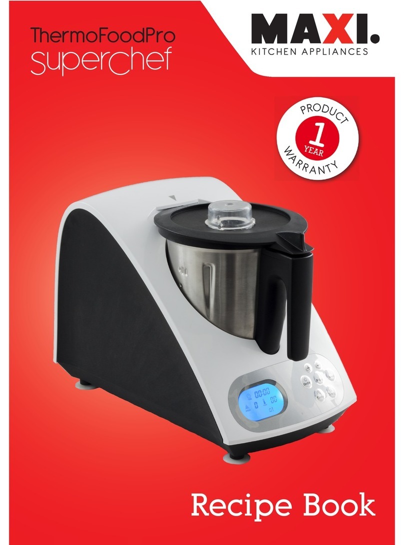 MaxiKA MX-100 SuperChef Recipe book