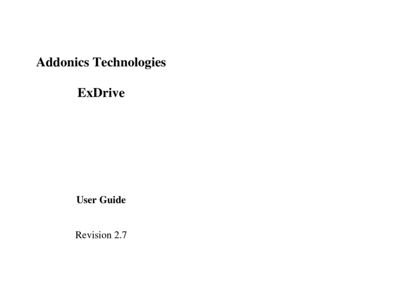 Addonics Technologies ExDrive User manual