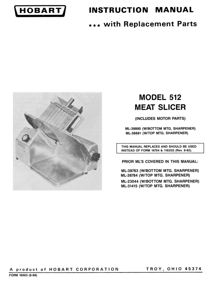 Hobart 512 instruction manual