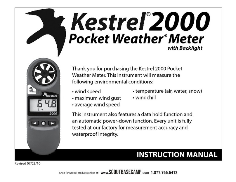 Kestrel 2000 instruction manual