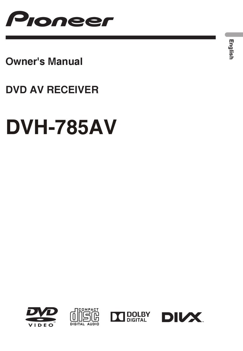 Pioneer DVH-785AV owner's guide