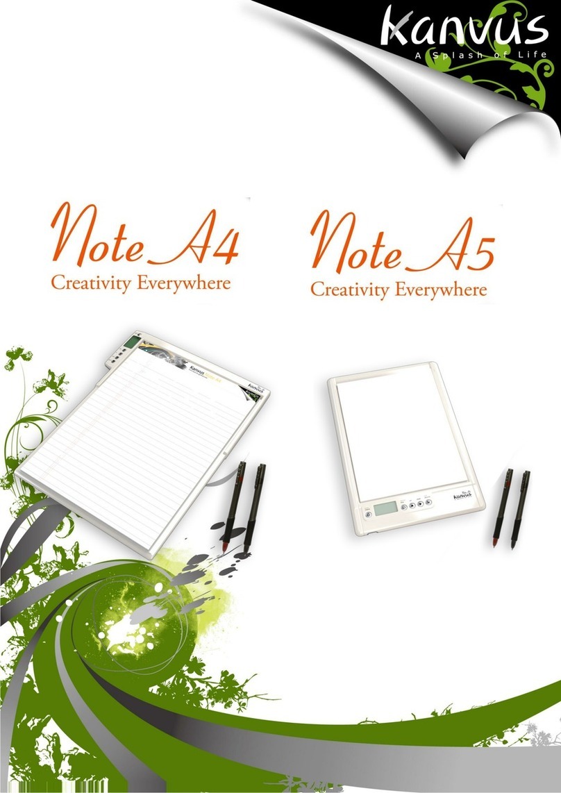 Kanvus Note A4 user manual