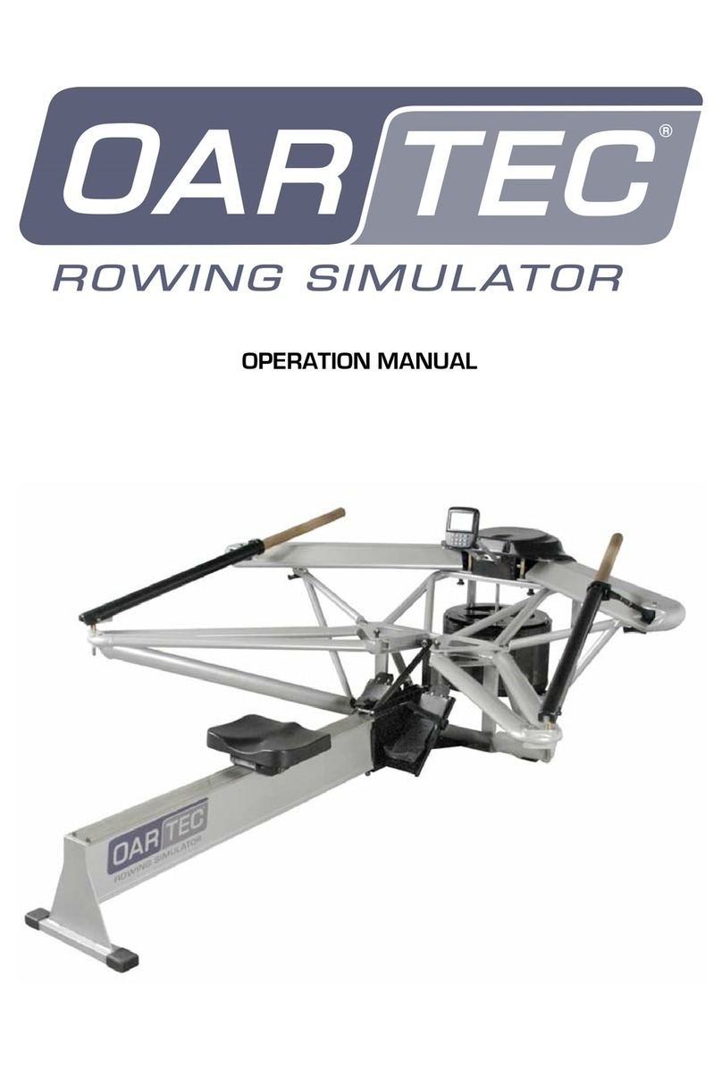OARTEC Rowing Simulator Operation manual
