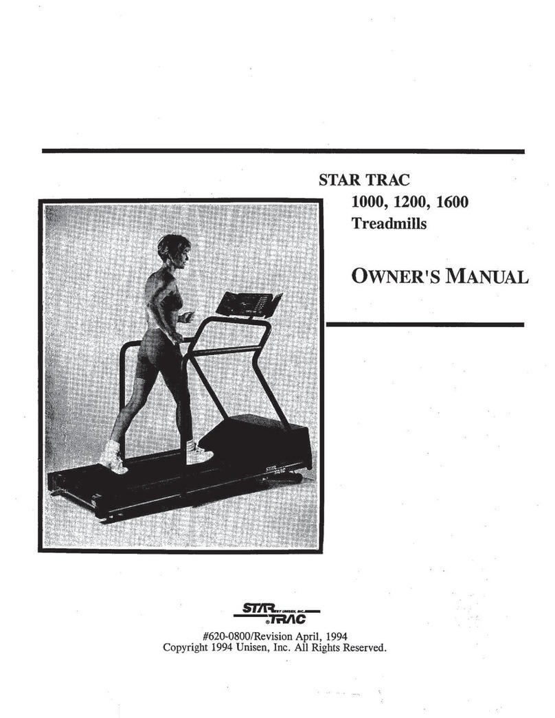 Star Trac 1600 User manual