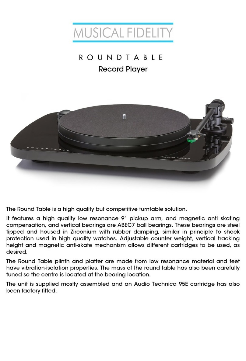 Musical Fidelity ROUNDTABLE manual