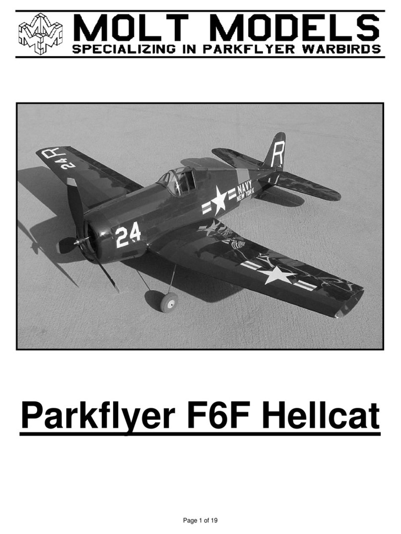 Molt models Parkflyer F6F Hellcat manual