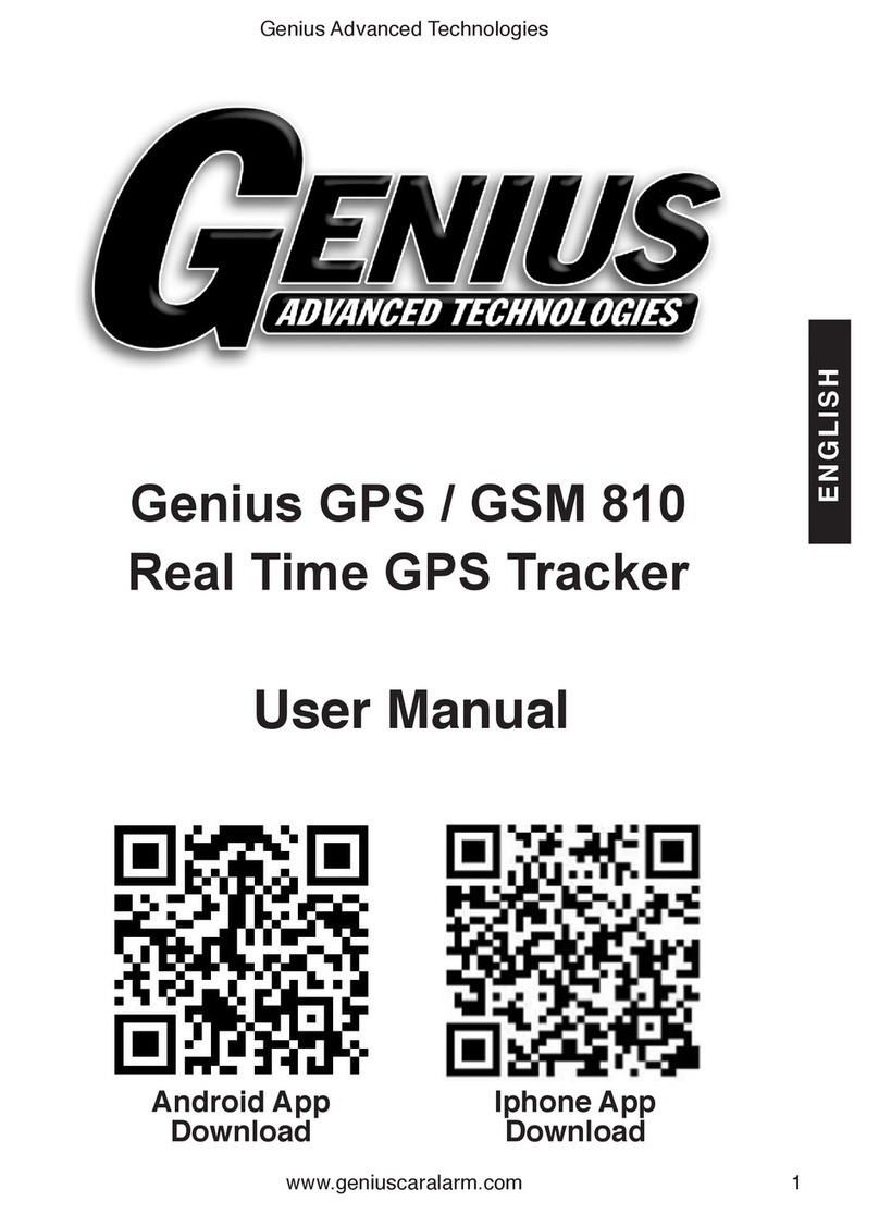 Genius Advanced technologies GPS/GSM 810 user manual