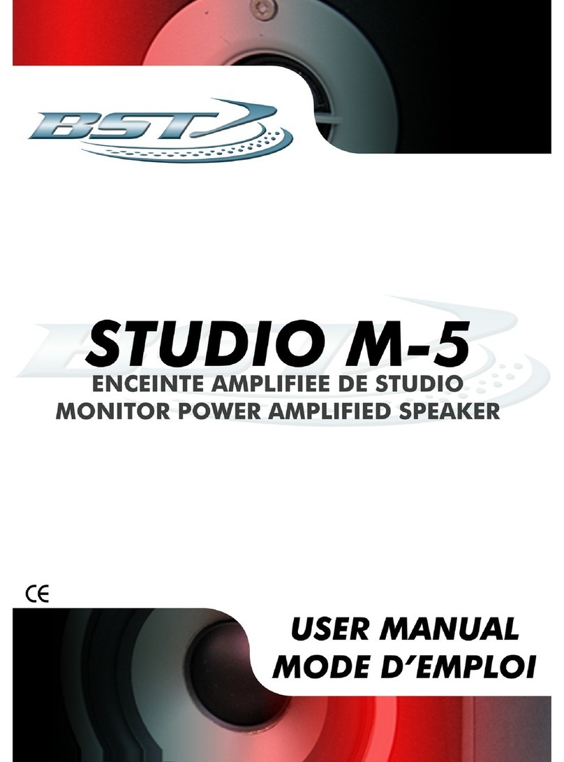 BST Studio M-5 User manual