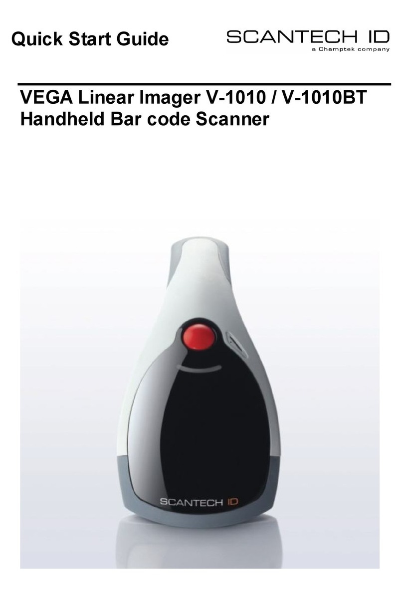 Scantech Vega V-1010 quick start guide
