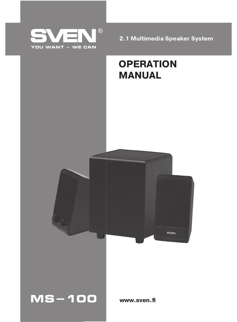 Sven MS-100 User manual