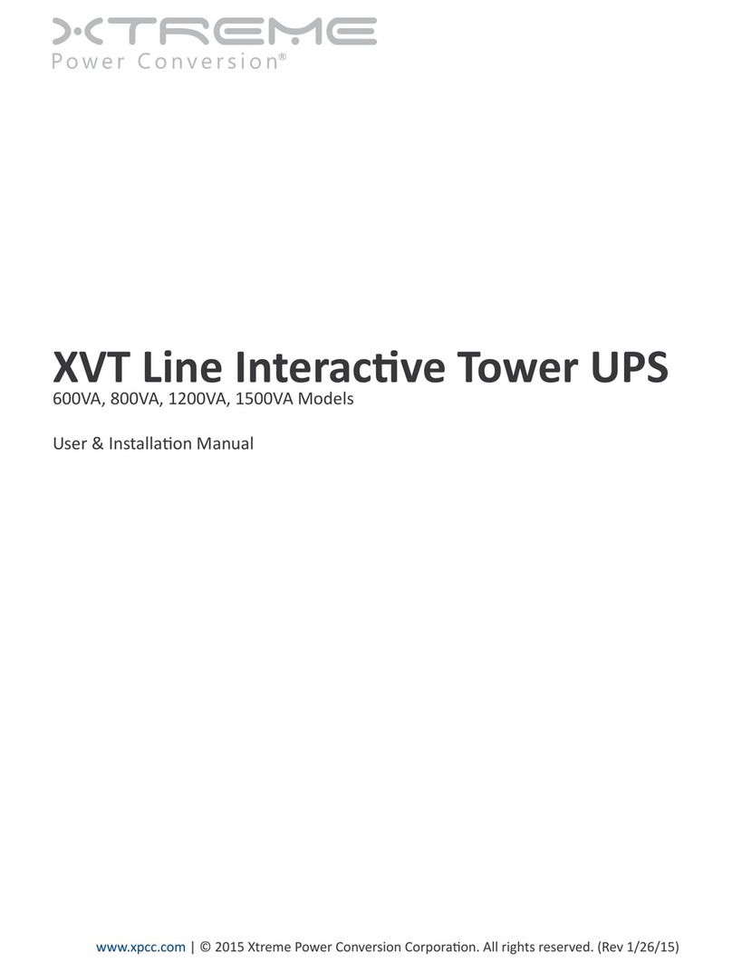Xtreme Power Conversion XVT 600VA Guide