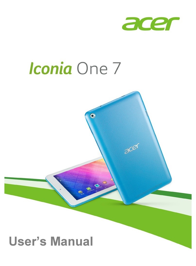 Acer Iconia One 7 User manual