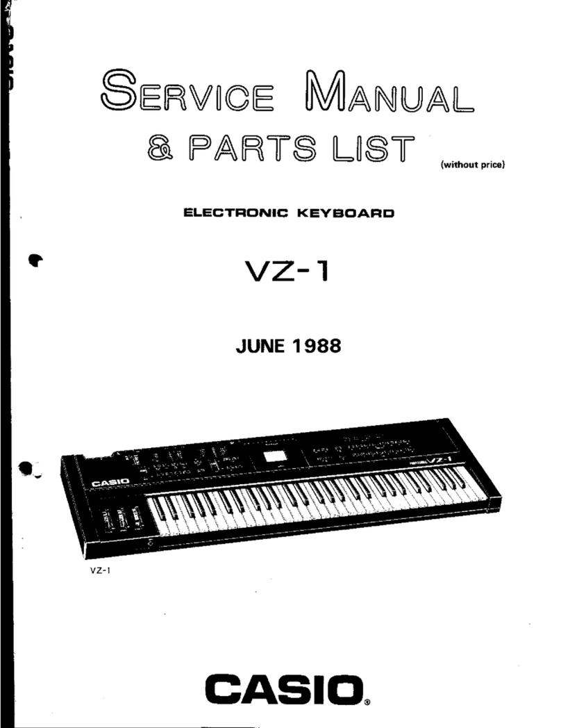 Casio VZ-1 Troubleshooting guide
