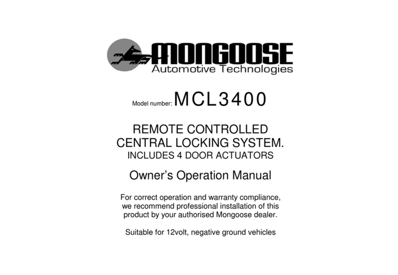 Mongoose MCL3400 Owner's operation manual