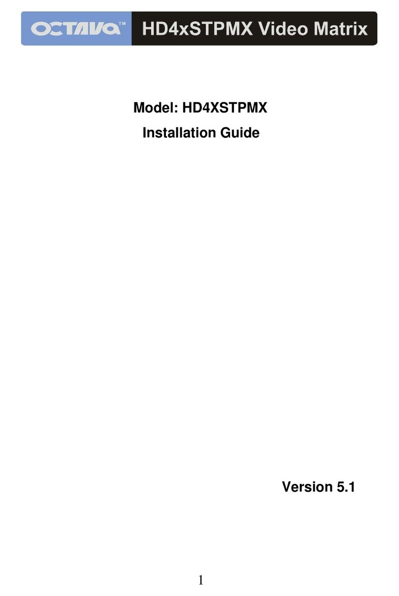 Octava HD4XSTPMX User manual