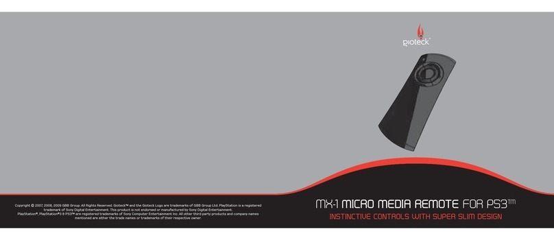 Gioteck MX-1 User manual