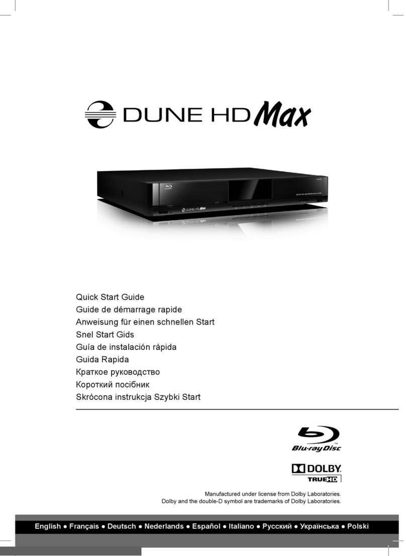 Dune HD Max quick start guide